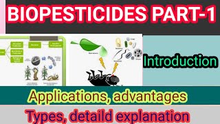 BiopesticidesintroductionapplicationsadvantagesTypesofBiopesticidesdetaildexplanationintelugu [upl. by Nyllij]