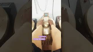 KANSYA THALI FOOT MASSAGE MASHION 💆‍♀️ kansyathalifootmassage shortvideo footmassage [upl. by Jerrol]