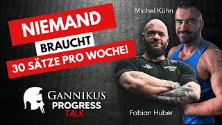 NIEMAND braucht 30 Sätze pro Woche Warum mehr Training zum Muskelaufbau nicht besser ist🤔 [upl. by Nerol59]