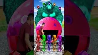 equal dame tu cosita 5 different colors alien dance vs Pac man 7 Gta 5 bigfoot amp train driver tom [upl. by Aneeh]