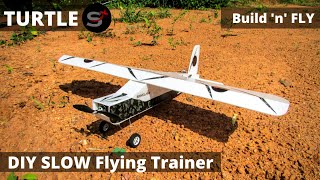 DIY Slow Flying Trainer Skyclan RC TURTLE [upl. by Obe]