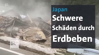 Schwere Erdbeben in Japan  BR24 [upl. by Cattan]