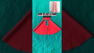 How to cut a flare palazzo Sewingidea ￼ [upl. by Schouten348]