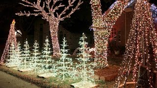 CHRISTMAS DUBSTEP MASHUP  Steelman Christmas Light Show 2016 [upl. by Asenav]