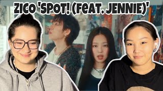 ZICO 지코 ‘SPOT feat JENNIE’ REACTION  РЕАКЦИЯ [upl. by Ojybbob159]