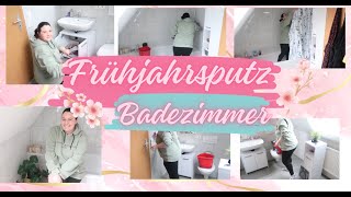 FRÜHJAHRSPUTZ 2024  BADEZIMMER Fräulein Jasmin [upl. by Onig989]