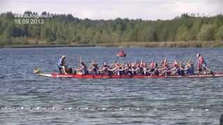 20130918 2 BergbauSeenCup Drachenbootrennen Mondsee Hohenmölsen Pirkau BLK Regional TV [upl. by Nevart]