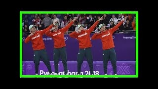 Hungary wins mens 5000m short track speed skating relay gold at PyeongChang Games Newsnow Channel [upl. by Naleag]