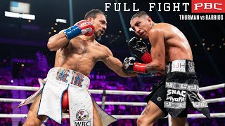 Thurman vs Barrios FULL FIGHT February 5 2022  PBC on FOX PPV [upl. by Patrizius]