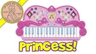 Disney Princess Enchanted Melody Electronic Keyboard  Plays Be Our Guest amp Bibbidi Bobbidi Boo [upl. by Lleze]