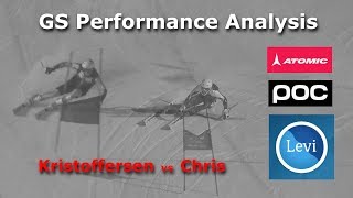 Chris vs Kristoffersen  GS Performance Analysis [upl. by Louella]