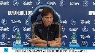 🔵ANTONIO CONTE CONFERENZA pre INTERNAPOLI🎙️ LE PAROLE DI CONTE PRESS CONFERENCE oggi diretta live [upl. by Saree]