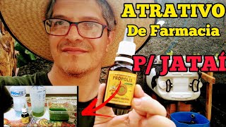 COMO FAZER ATRATIVO PARA ABELHA JATAI COM PRÓPOLIS DE FARMÁCIA [upl. by Zulch]