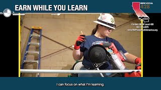 Earn while you learn in the IBEW [upl. by Arymat657]