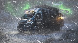 Surviving my 1st Winter of Extreme Van Life Blizzard Snow Storm Camping Freezing Cold Documentary [upl. by Kaile]