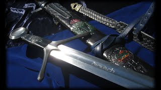 Medieval Swords amp Scabbards by Fable Blades Custom Swords Swordsmith Brendan Olszowy [upl. by Polad]