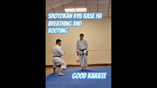 Kase Ha Shotokan  Breathing and Rooting taijikase shotokanryukaseha shotokan karate dojo budo [upl. by Atnima524]