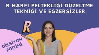 R Peltekliğini Düzeltme Tekniği ve R Harfi Diksiyon Çalışması [upl. by Ennairod]