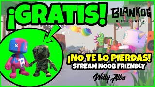 🚨 ¡TE ENSEÑO TODO 📢LUNES 12 Stream Especial Blankos Block Party  Juego NFT Gratis [upl. by Marasco]