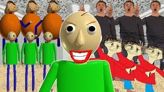 BALDI CLONED HIMSELF AND ALL HIS FRIENDS  New Baldis Basics Mod [upl. by Yemar148]