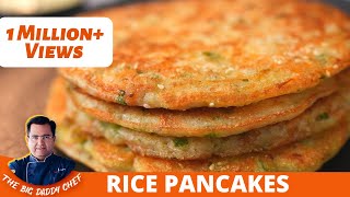 Easy Rice Pancakes Recipe For Tiffin  Healthy and Quick Breakfast Recipe  चावल और आलू का उत्तपम [upl. by Geminian]