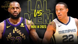 Los Angeles Lakers vs Memphis Grizzlies Full Game Highlights  Nov 14 2023  FreeDawkins [upl. by Island]