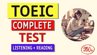 TOEIC 2024 Listening amp Reading Practice Test Answer Key Included [upl. by Avahc]