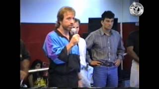 CHUCK NORRIS amp BENNY URQUIDEZ IN ISRAEL [upl. by Letch417]