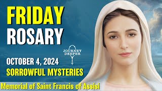 Friday Rosary 💙 Sorrowful Mysteries of the Rosary 💙 October 4 2024 VIRTUAL ROSARY [upl. by Center]