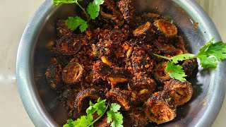 kakarakaya fry  IN TELUGU BY BegumFoodChannel food andhrafoods indiancurry cooking indian [upl. by Mohun]