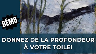 Comment donner de la profondeur à un paysage abstrait [upl. by Munt588]