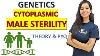 Cytoplasmic Male Sterility I CMS I Theory and PYQ I Inheritance Biology I Genetics I CSIRNET I GATE [upl. by Tobie]