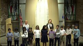 Shabbat Evening Services and Fourth Grade Siddur Ceremony [upl. by Akerdnuhs]