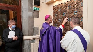 Ashes interred at Ennis cathedral in Irish first [upl. by Assirhc358]