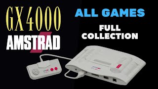 Amstrad GX4000  All Games Full Collection [upl. by Aiksas]