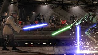 ObiWan Kenobi vs General Grievous  Full Fight Scene  Star Wars Revenge of the Sith [upl. by Dun186]