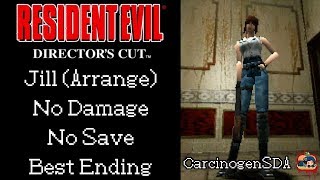 Stream Cut Resident Evil Directors Cut  No Save No Damage  Jill Arrange Mode Best Ending [upl. by Nosyrb]