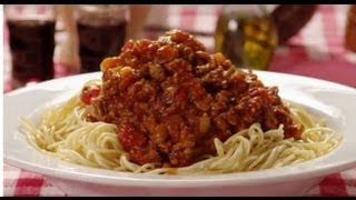 How to Make Meaty Spaghetti Sauce  Pasta Recipe  Allrecipescom [upl. by Gretna]