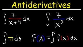 Antiderivatives [upl. by Yelsnya709]