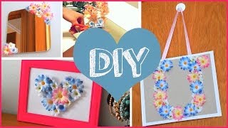 DIY ROOM DECOR ❤ Cheap amp cute projects using fake flowers [upl. by Ahtekahs923]