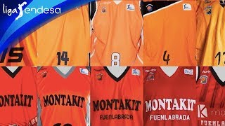 Las camisetas del Baloncesto Fuenlabrada 19962018  Liga Endesa [upl. by Rovaert]