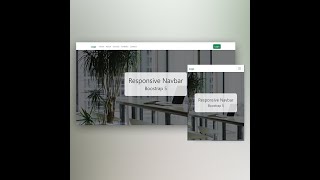 Bootstrap 5  How to create a Responsive Navbar  Step by Step Tutorial [upl. by Pendleton269]