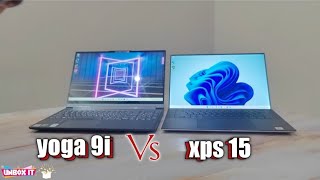 XPS 15 vs Yoga 9i Battle of GTX 1650Ti Ultrabook [upl. by Adnomar669]