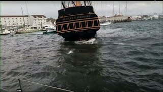 Dock Line Caused Rhode Island Tall Ship Crash [upl. by Cardie]