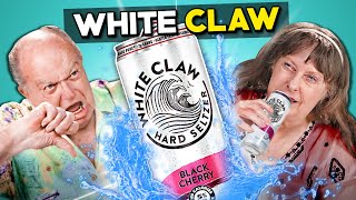 Elders Try White Claws For The First Time Hard Seltzer [upl. by Esdnyl]