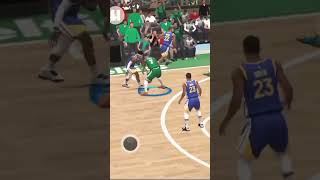 Jaylen Brown 2X MVP CHAMPION 🏆 ANKLE BREAKFAST 🥞🍳🥓☕ CELTICS VS WARRIORS NBA 2K20 MOBILE [upl. by Anikat]