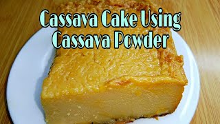 How to Make Cassava Cake Using Cassava Powder food yummy cooking [upl. by Naynek]