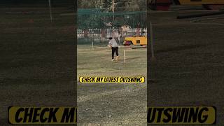 The Perfect Outswing Rate My Technique out of 10 shorts ytshorts cricket [upl. by Nickles484]