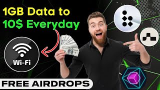 Top 8 Network Airdrop  Use Internet amp Earn FREE Money  Step By Step Mobile Setup [upl. by Ecirtra122]