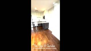 See inside The Edge  Sheridan Apartment 402 in Edgewater Chicago [upl. by Hannah]